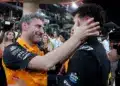 McLaren - Lando Norris ünneplés, F1 2025 Abu Dhabi