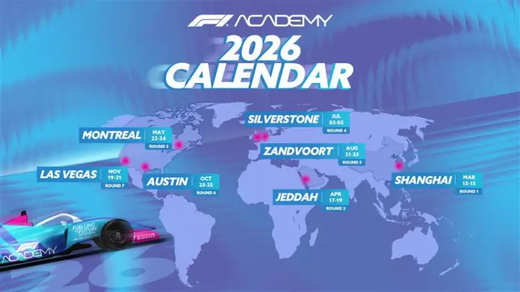 Az F1 Academy bemutatta a 2026-os versenynaptárát – új helyszín is van! Az F1 Academy bemutatta a 2026-os versenynaptárát – új helyszín is van!