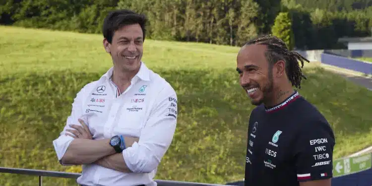 Lewis Hamilton, Toto Wolff