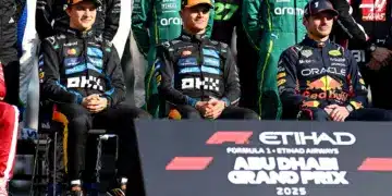 Oscar Piastri, Lando Norris, Max Verstappen