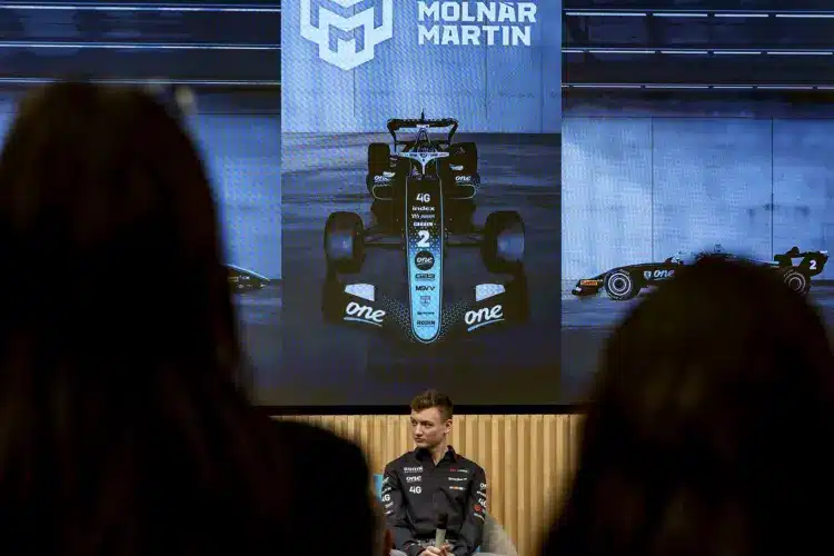 Molnár Martin a brit Forma–3-ban versenyez 2026-ban