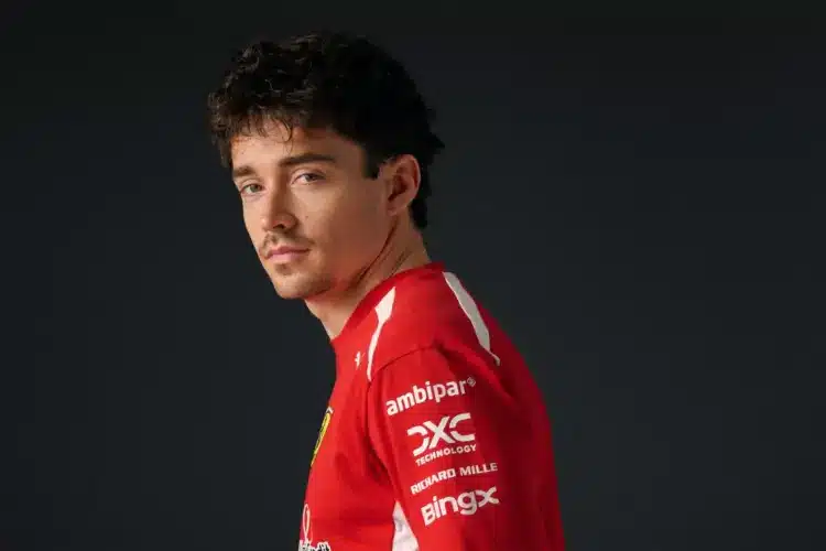 Charlec Leclerc stúdiófotó 2026