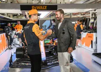 Lando Norris, David Beckham