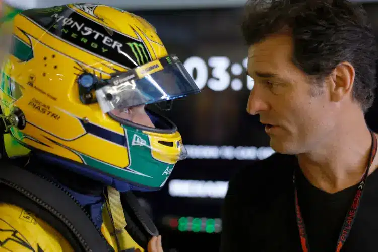 Oscar Piastri, Mark Webber