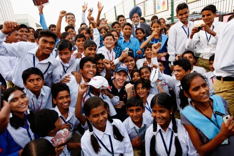 Sebastian Vettel, india