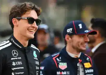 George Russell, Max Verstappen