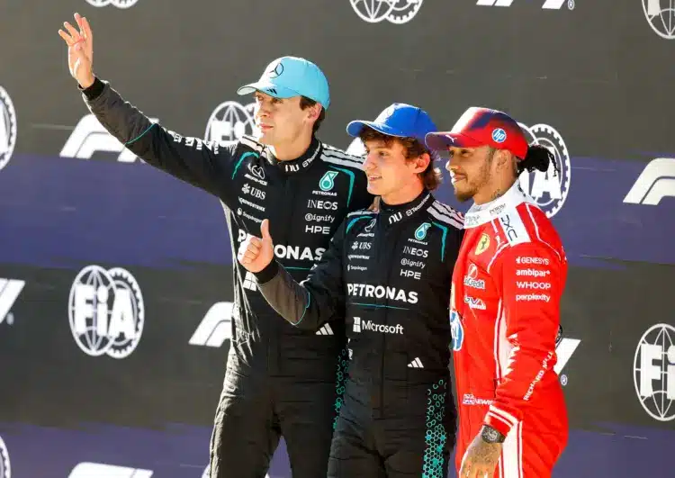 George Russell, Andrea Kimi Antonelli, Lewis Hamilton, F1