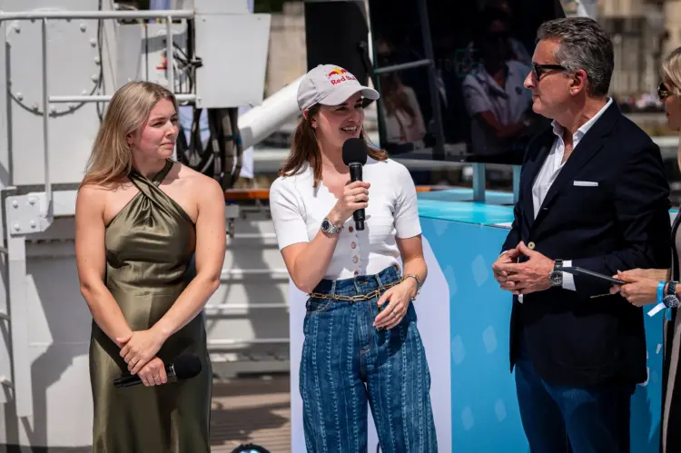Hedda Hosas, Catie Munnings, Alejandro Agag, Formula E