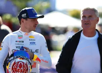 Max Verstappen és David Coulthard