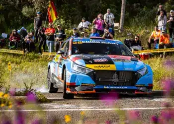 Robert KOLCAK during the FIA European Rally Championship in Cordoba, Spain on 17, April 2026, versenyző