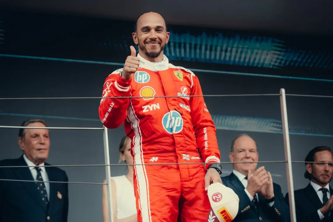 Lewis Hamilton a dobogón, 2026 Monaco