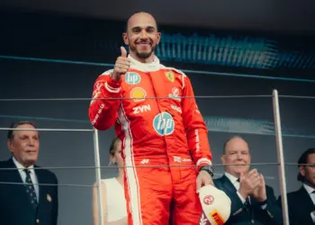Lewis Hamilton a dobogón, 2026 Monaco