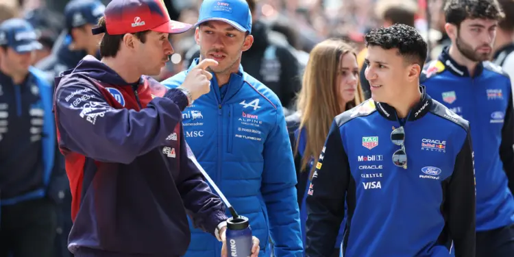 Charles Leclerc, Piere Gasly, Isack Hadjar