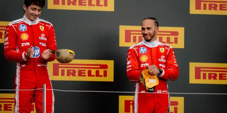 Charles Leclerc, Lewis Hamilton