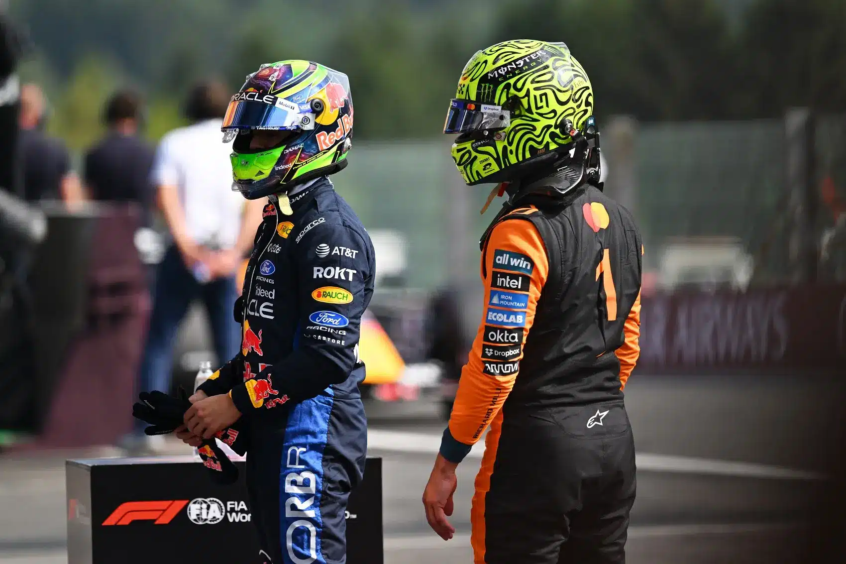 Isack Hadjar, Lando Norris, F1