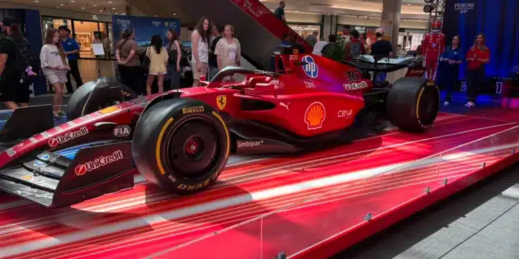 F1 Ferrari a Westendben