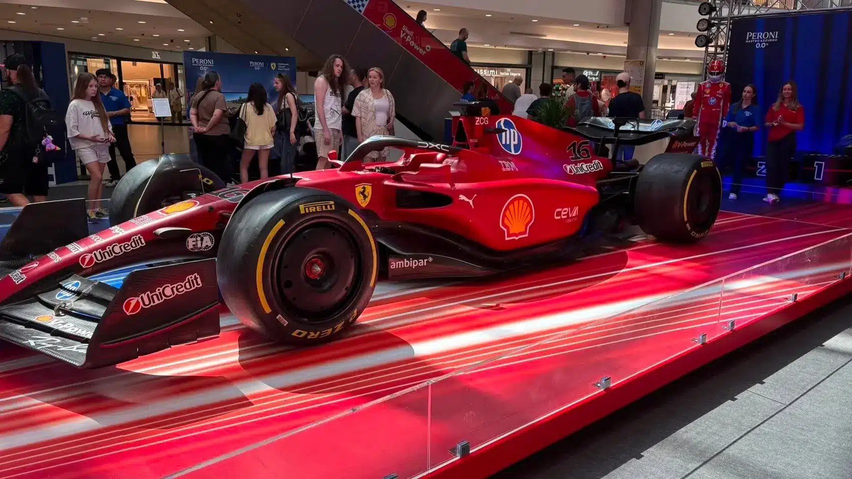 F1 Ferrari a Westendben