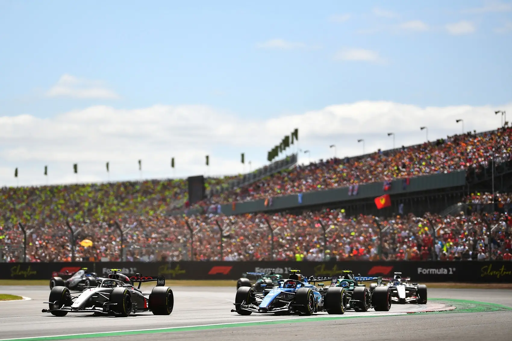 Gabriel Bortoleto, Carlos Sainz, Fernando Alonso