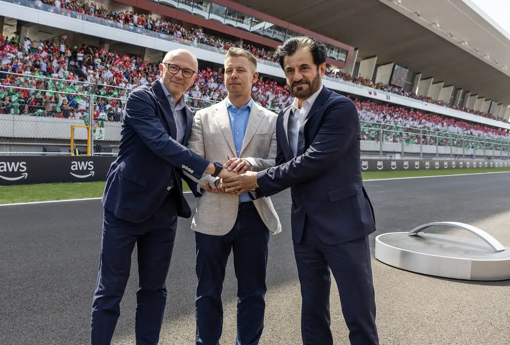 Stefano Domenicali, Magyar Péter, Mohammed ben Sulayem