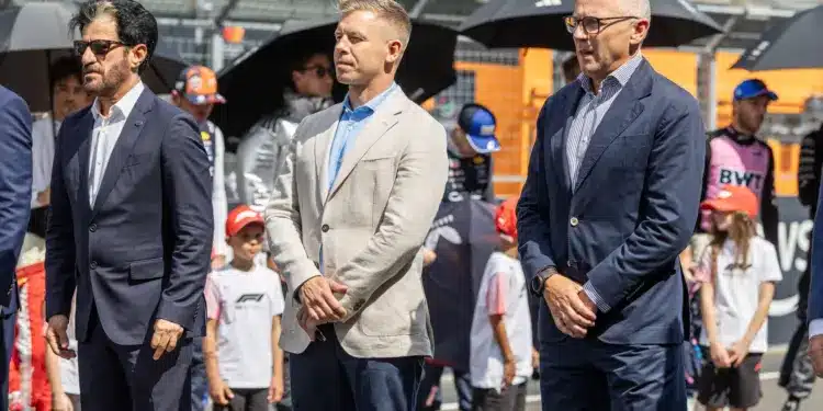 Mohammed ben Sulayem, Magyar Péter, Stefano Domenicali, F1 2026 Magyar Nagydíj, Hungaroring