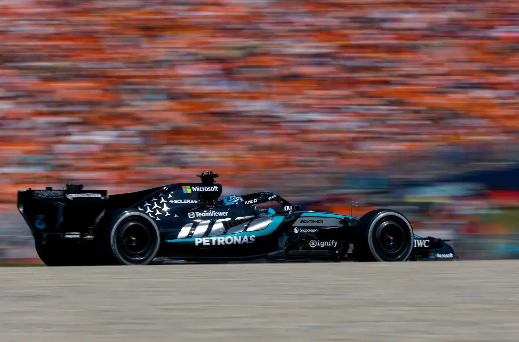 George Russell, Mercedes, Wolff