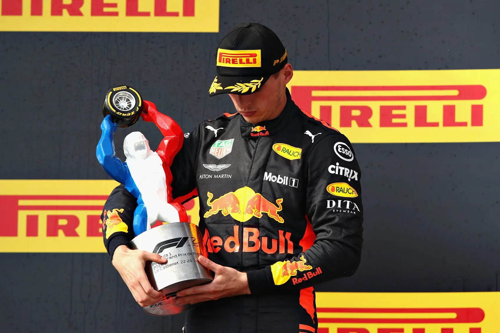 Max Verstappen, 2018 Francia Nagydíj, gorilla trófea