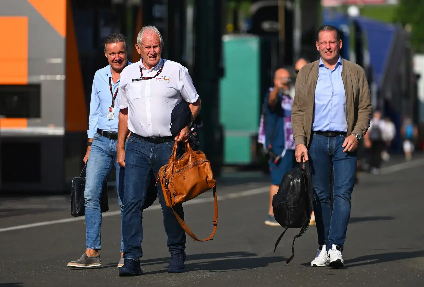 Helmut Marko, Raymond Vermeulen, Jos Verstappen