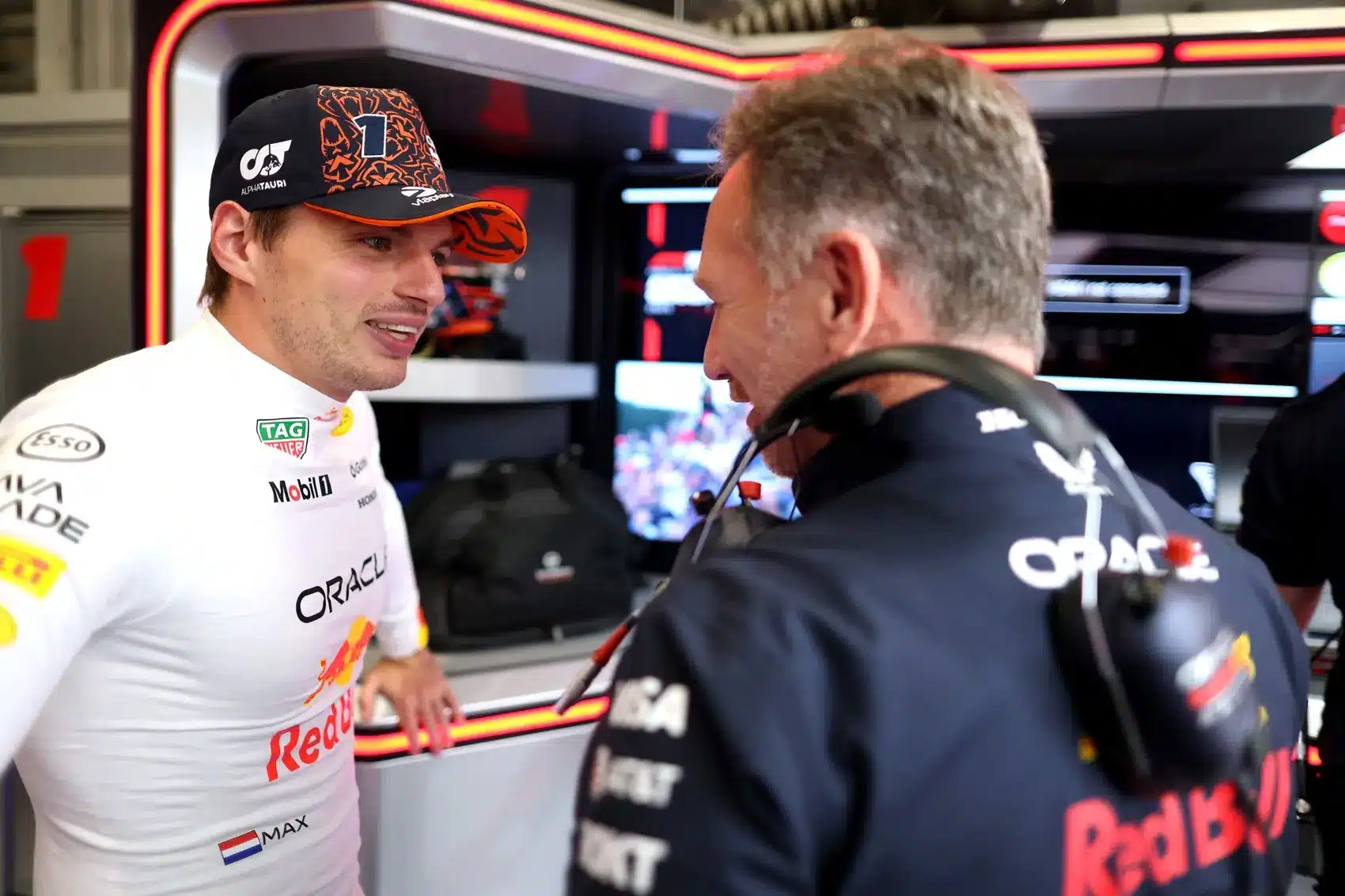 Max Verstappen, Christian Horner