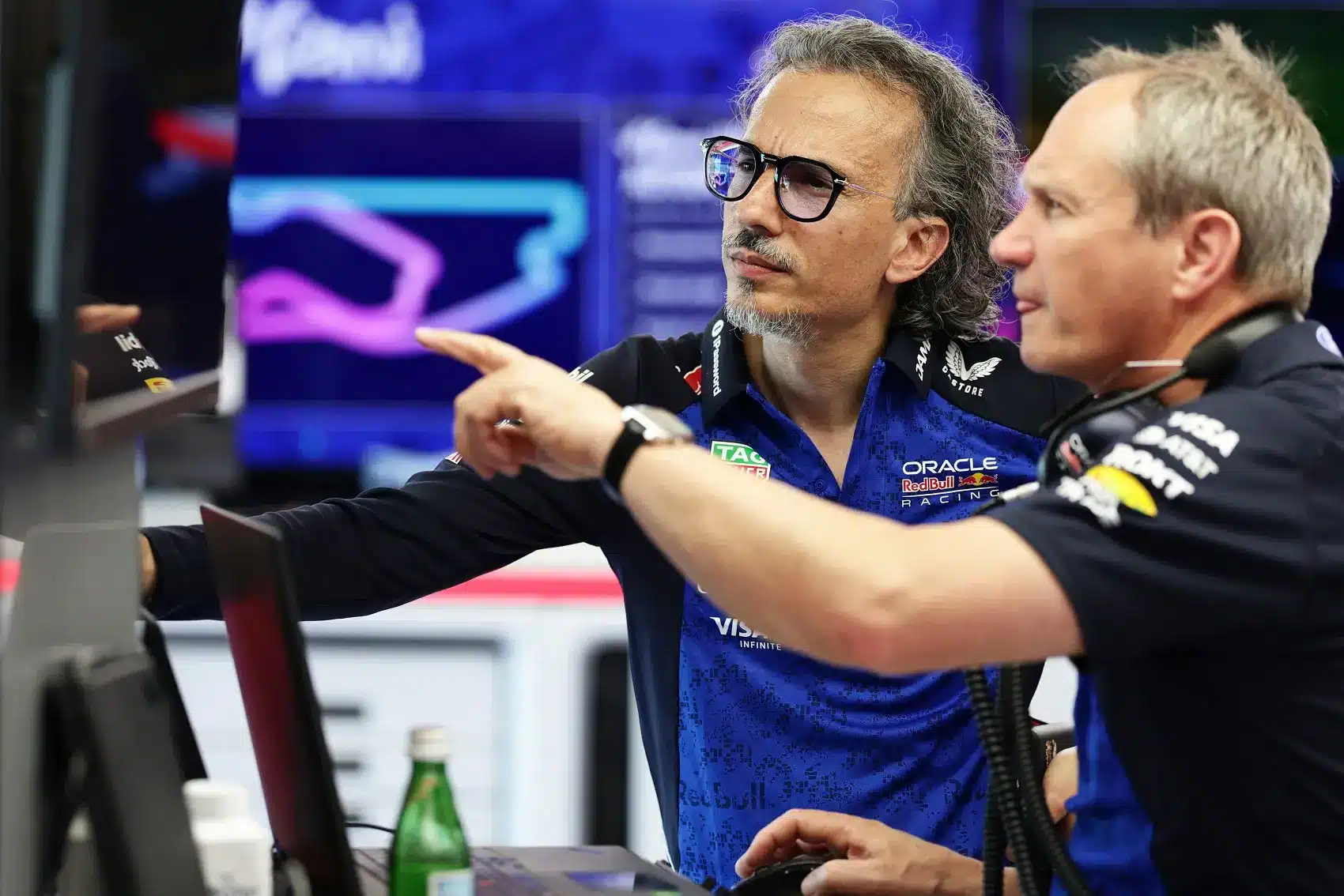 Laurent Mekies, Paul Monaghanm Red Bull