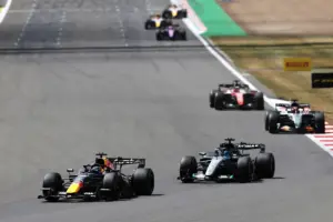 F1 sprint, Silverstone: MaxVerstappen, George Russell