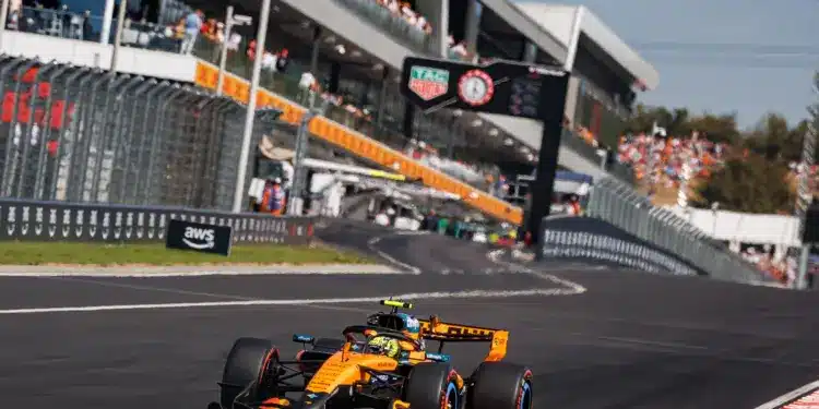 Lando Norris F1 Hungaroring