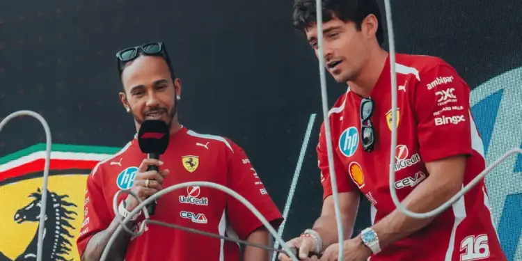 Charles Leclerc, Lewis Hamilton