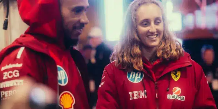Lewis Hamilton és Maya Weug