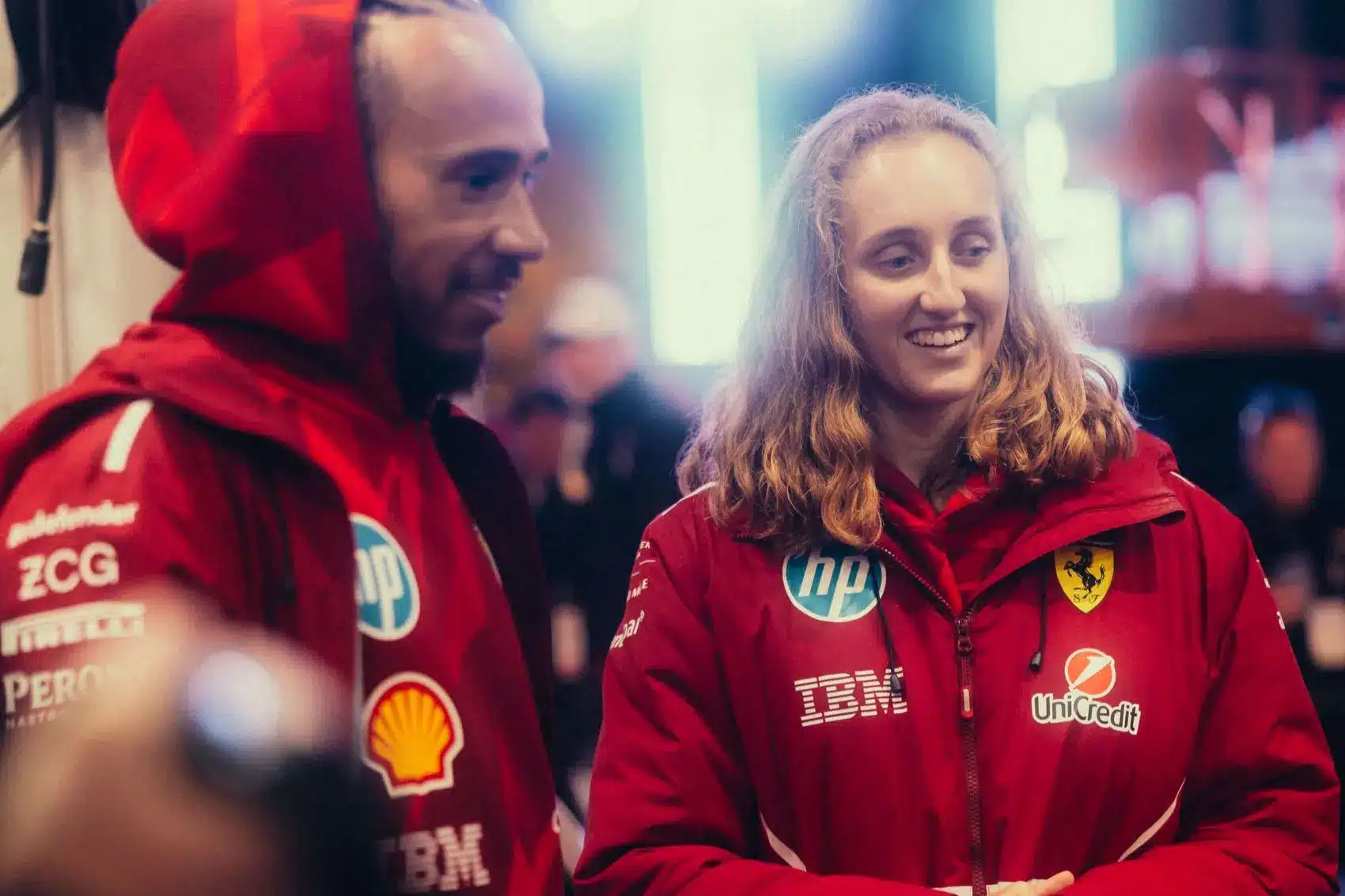 Lewis Hamilton és Maya Weug