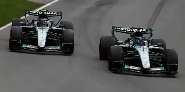 Kimi Antonelli, George Russell, Mercedes