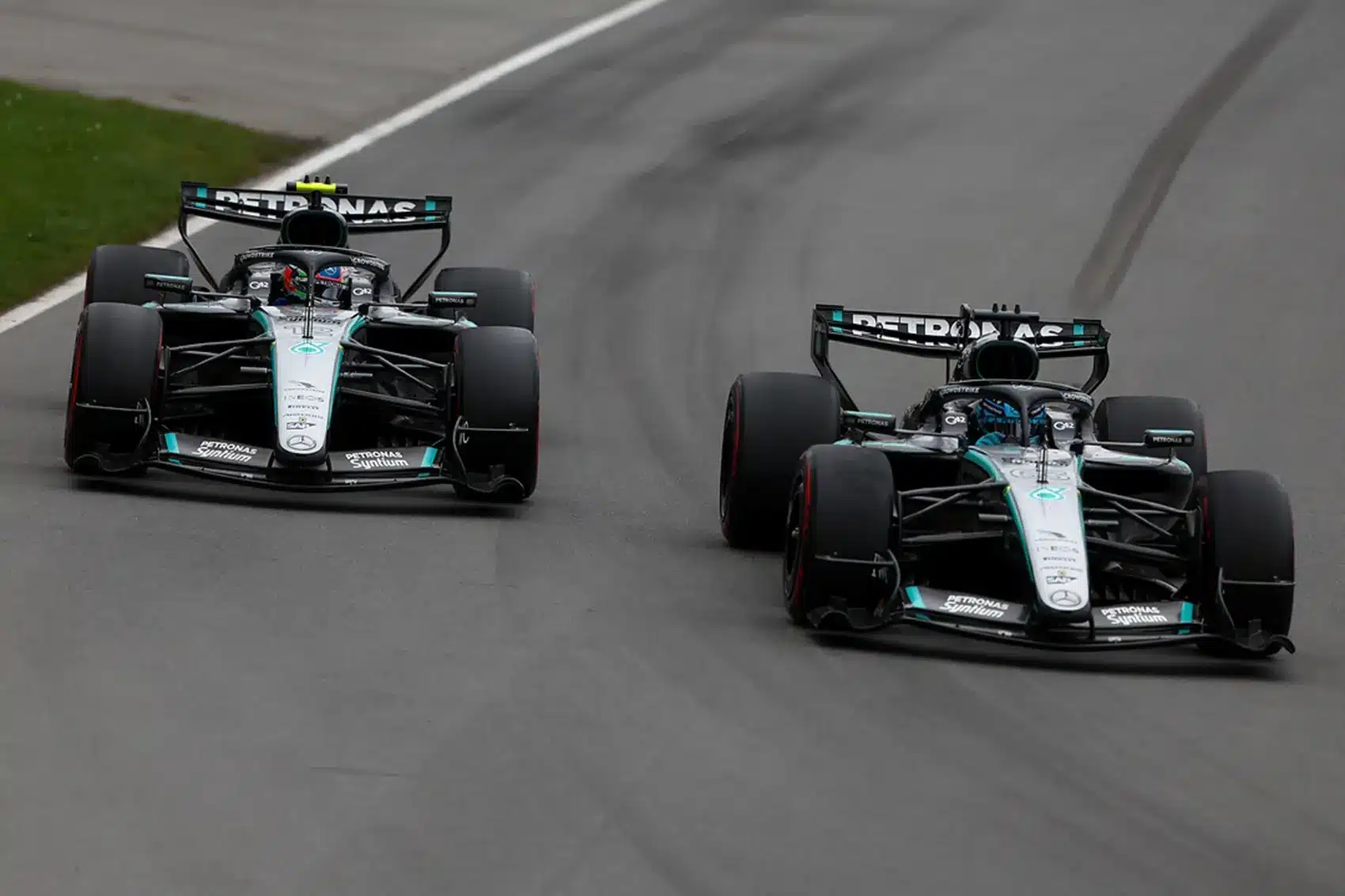 Kimi Antonelli, George Russell, Mercedes