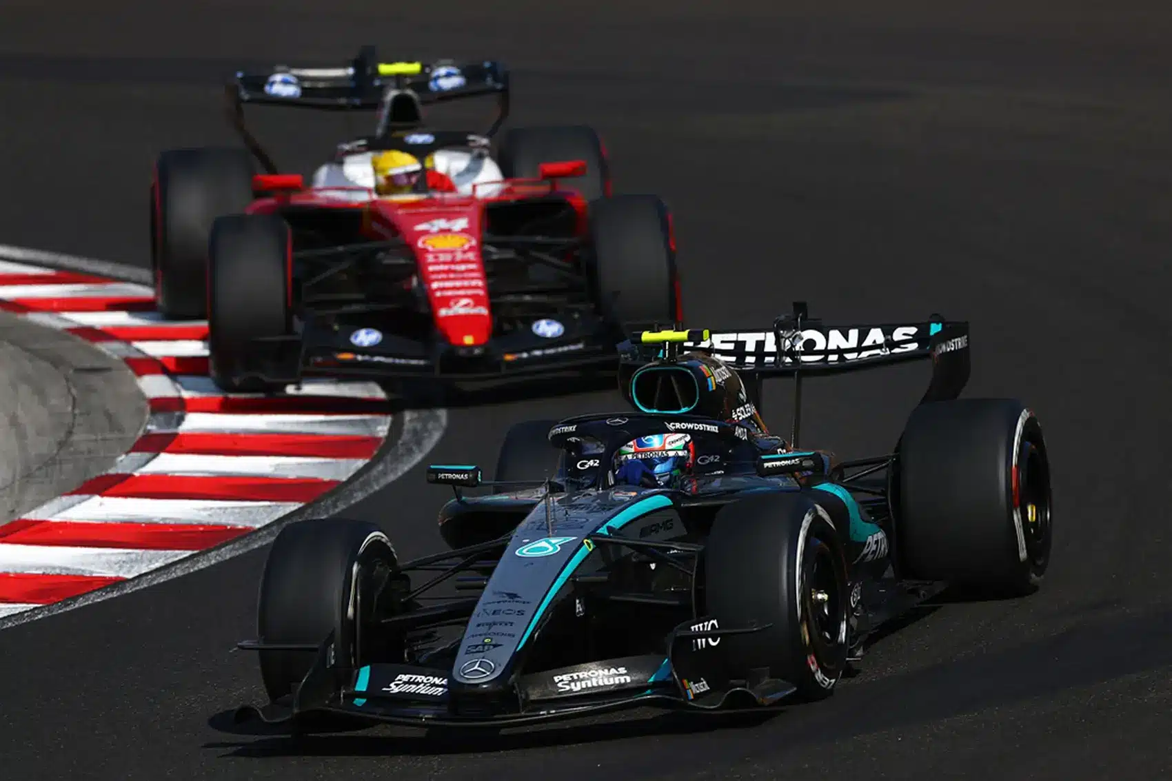 Kimi Antonelli, Lewis Hamilton