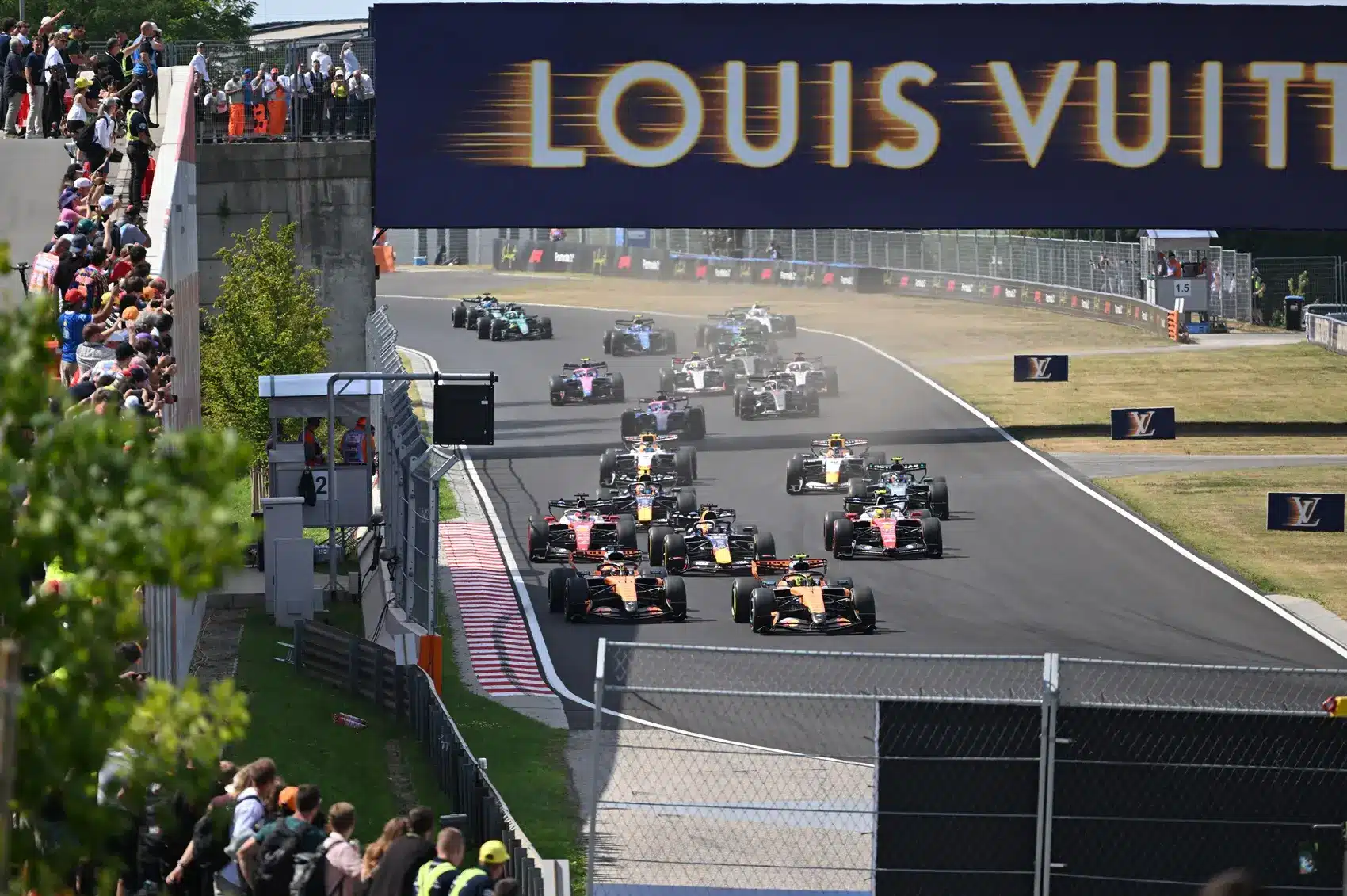 Hungarorging F1 2026 Magyar Nagydíj rajt