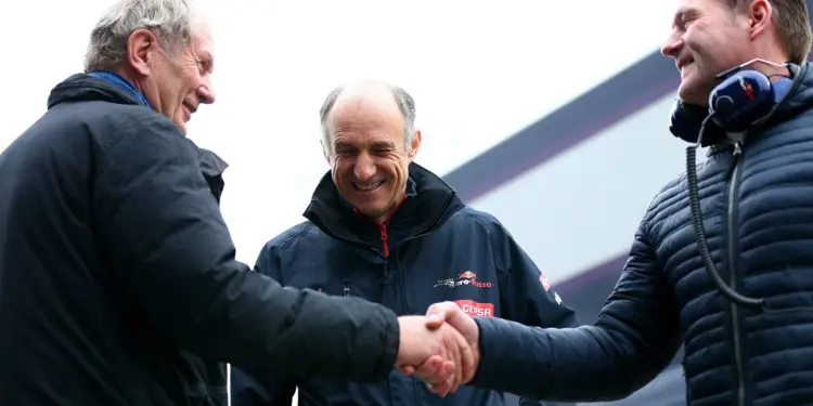 Jos Verstappen, Franz Tost, Helmut Marko