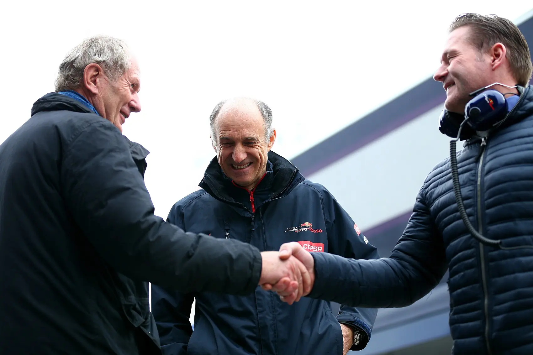 Jos Verstappen, Franz Tost, Helmut Marko