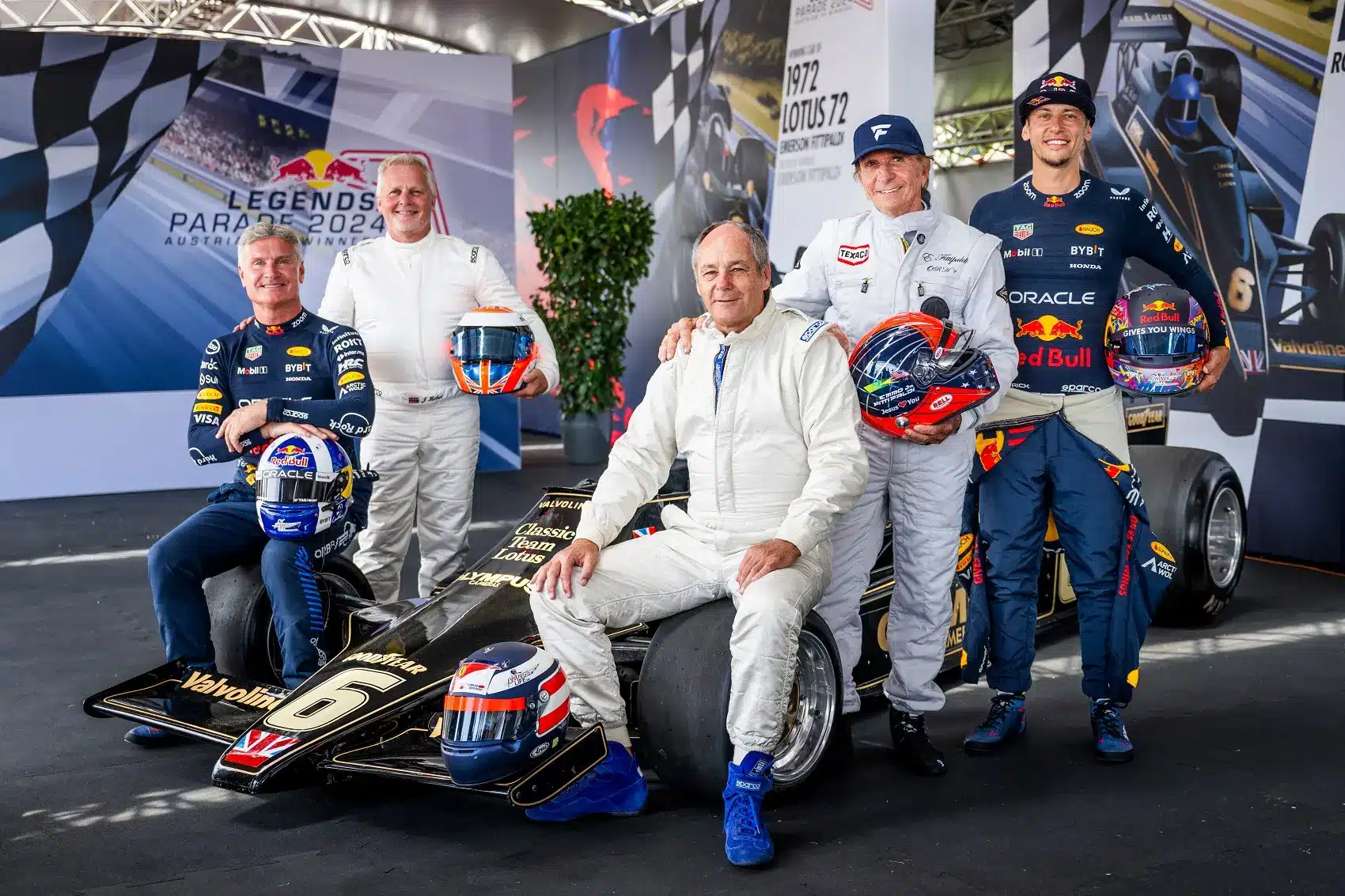 David Coulthard, Johnny Herbert, Gerhard Berger, Emerson Fittipaldi, Patrick Friesacher