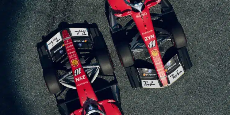 Ferrari Leclerc Hamilton