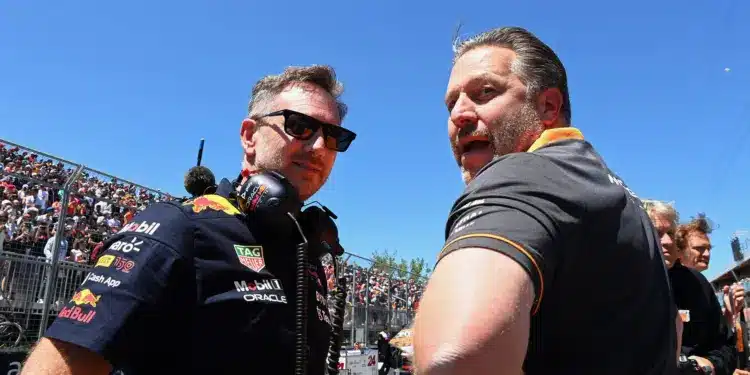 Christian Horner, Zak Brown