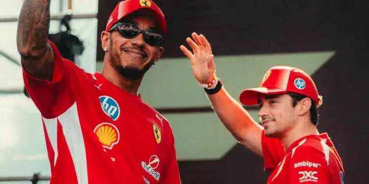 Lewis Hamilton és Charles Leclerc