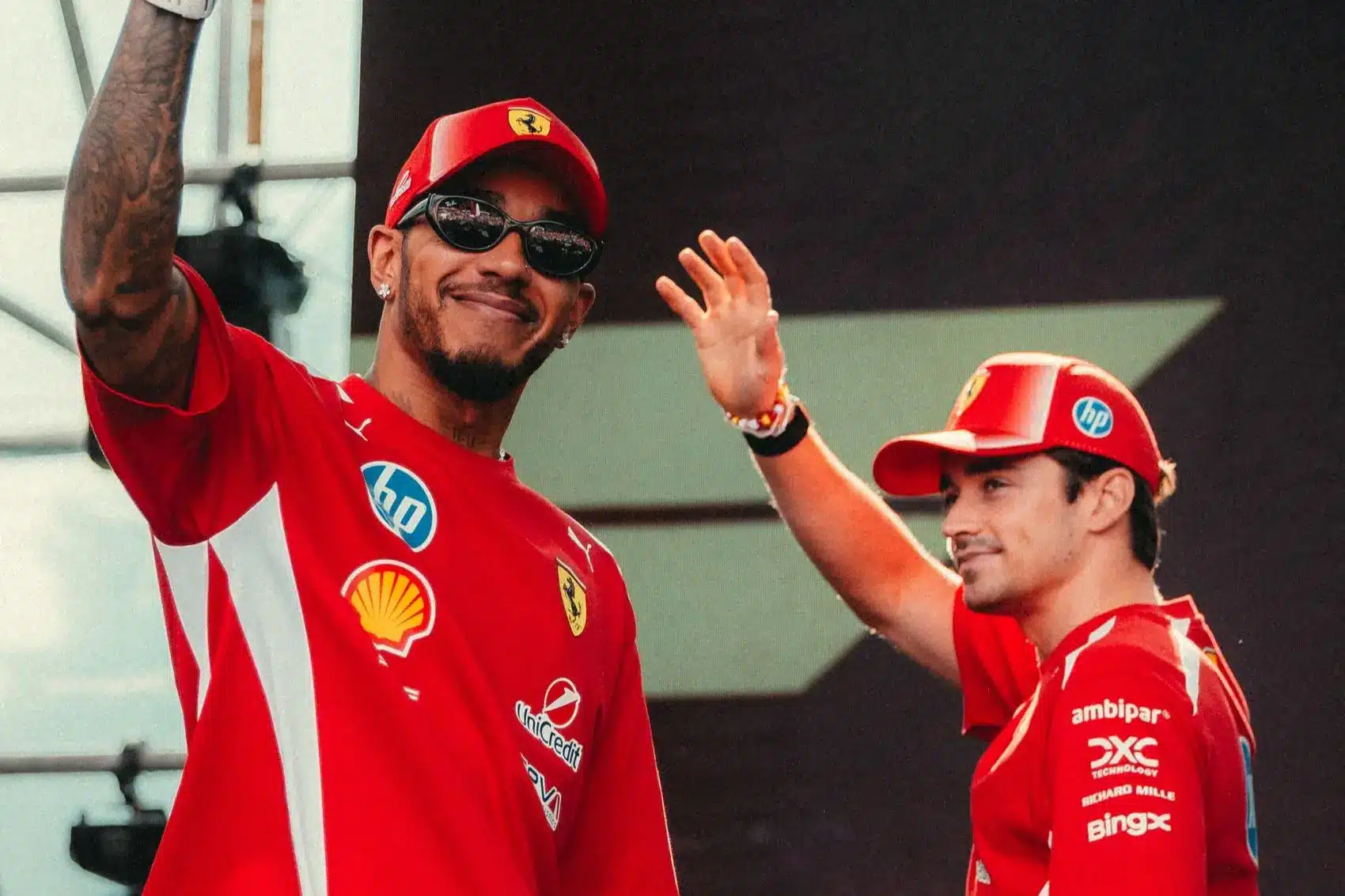 Lewis Hamilton és Charles Leclerc