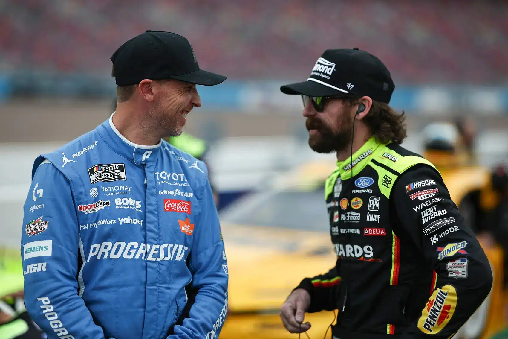 Denny Hamlin, Ryan Blaney