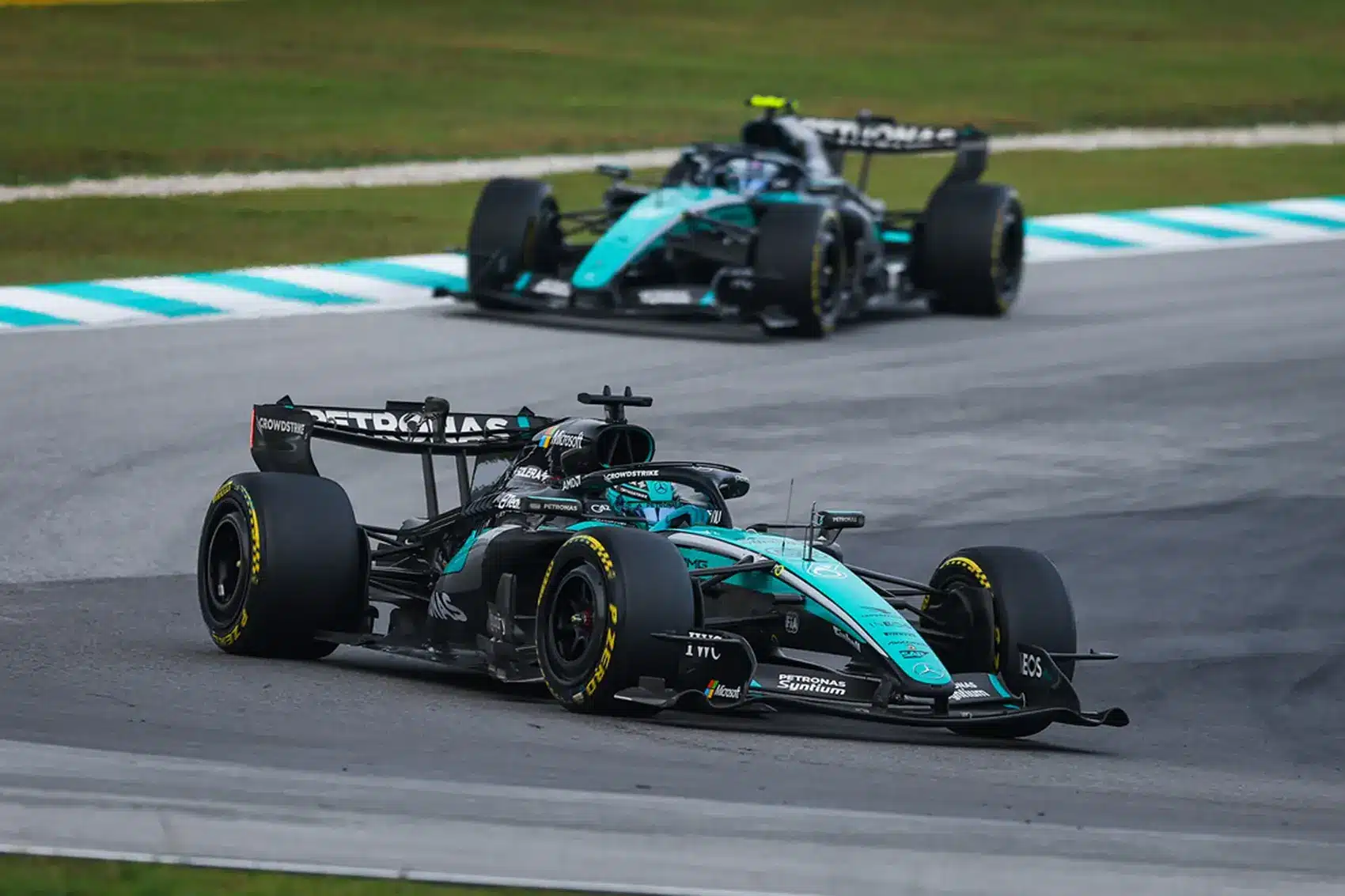 Kimi Antonelli, George Russell, Mercedes