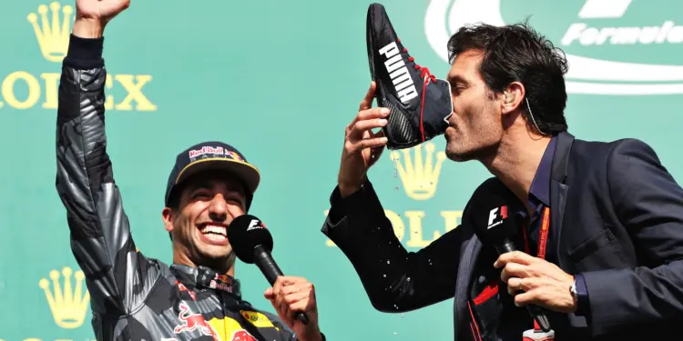 Daniel Ricciardo, Mark Webber, Red Bull