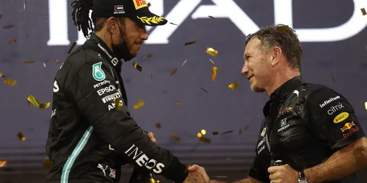 Christian Horner, Lewis Hamilton