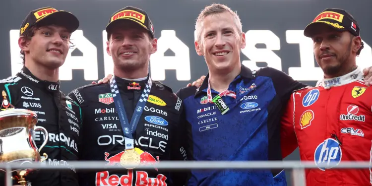 Max Verstappen, Andrea Kimi Antonelli, Lewis Hamilton, Sepang